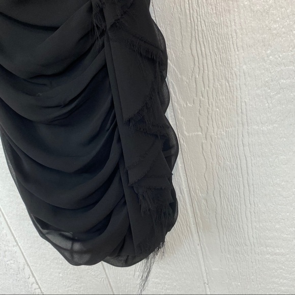 Express Black Strapless Cocktail Dress - Picture 3 of 7